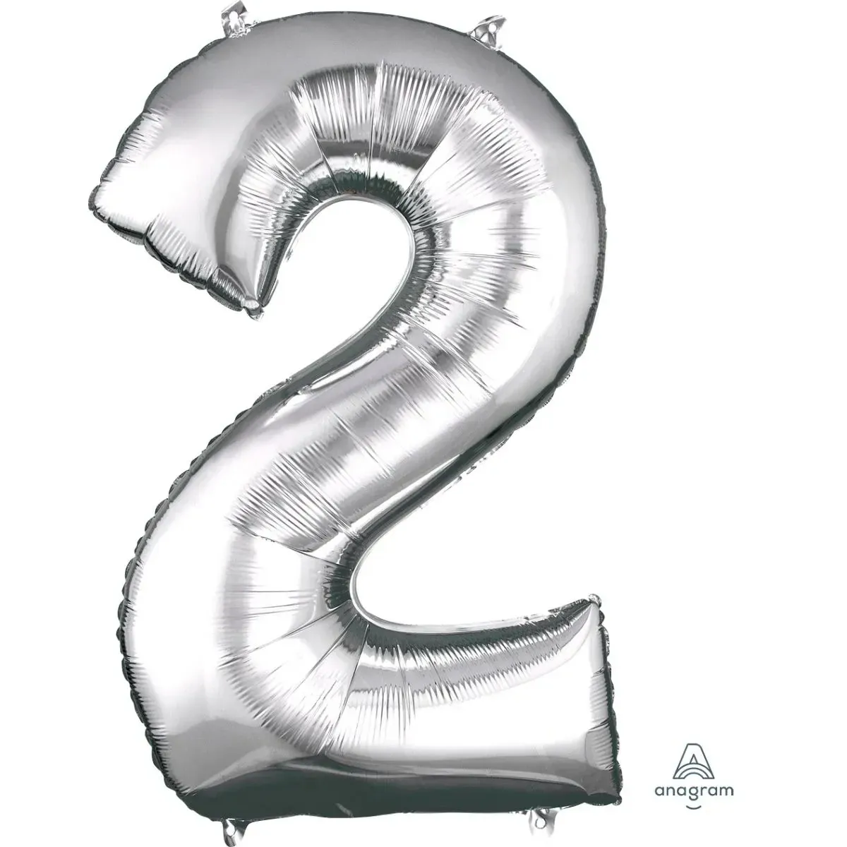 34" Silver #2 Flat 3pk