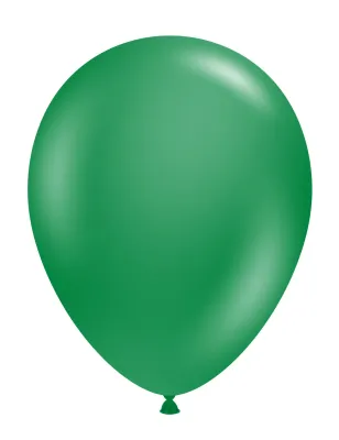 Tuftex Latex Balloons Crystal Emerald Green 11in - 100 pieces