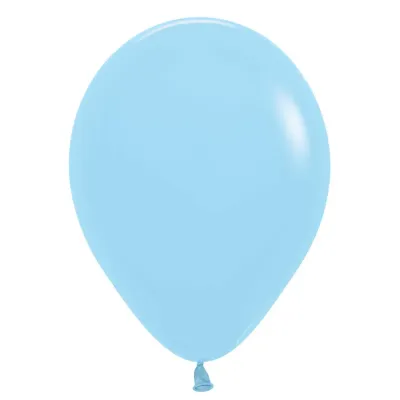 Sempertex Latex Balloons Pastel Matte Blue 11in - 100 pieces