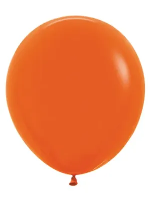 Sempertex Latex Balloons Fashion Orange 18in- 25 pieces