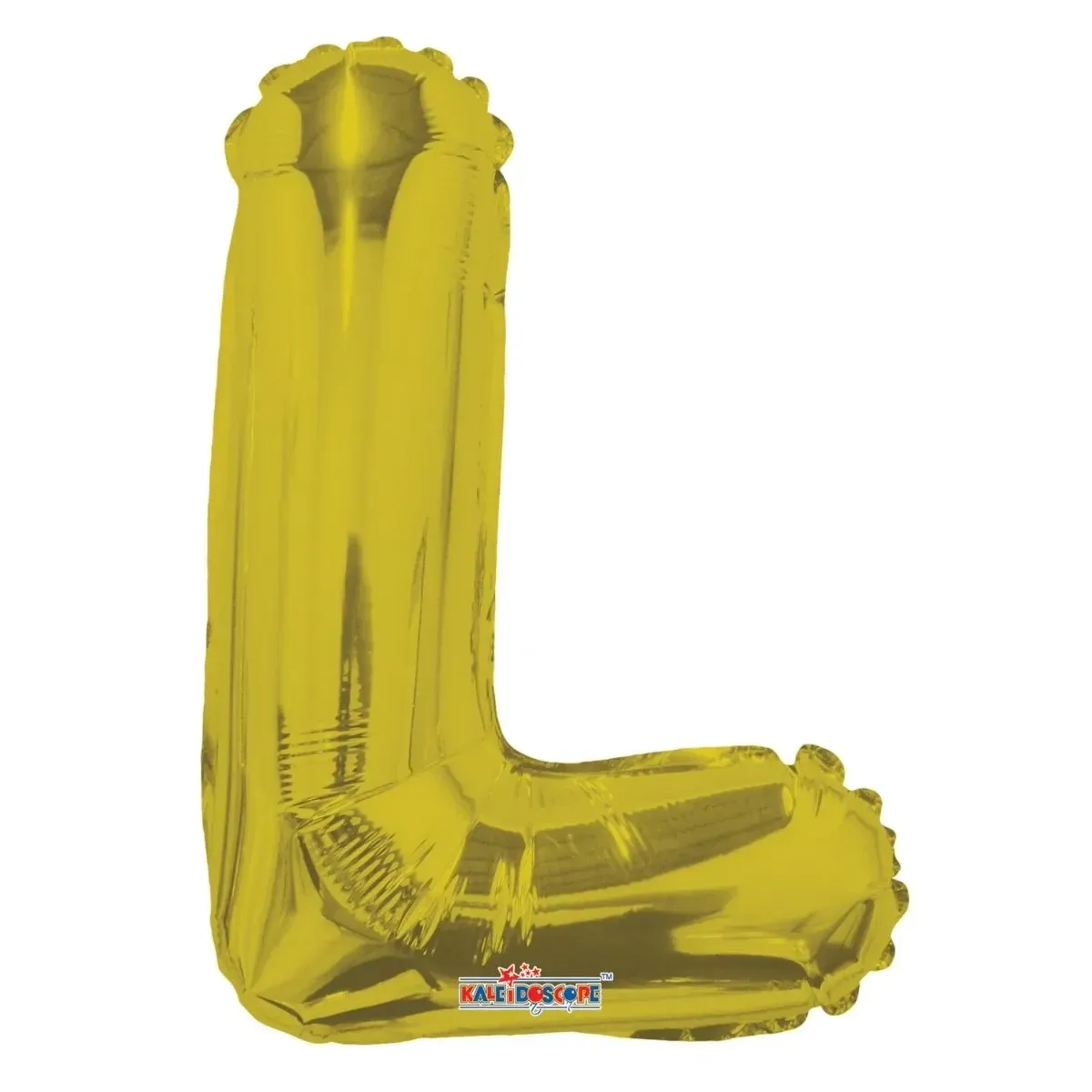 Foil Balloon Letter L Gold 14in