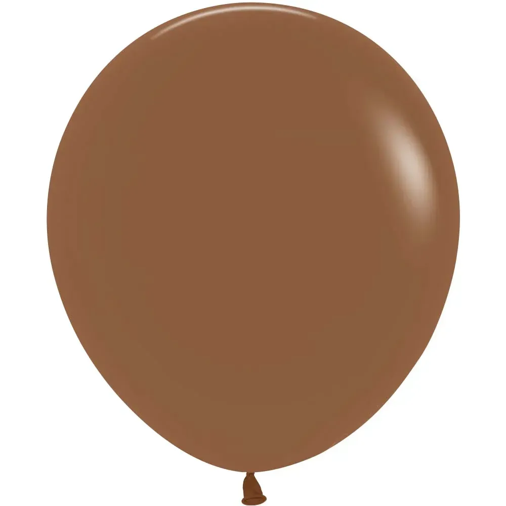 Sempertex Latex Balloons Deluxe Coffe 18in -25 pieces