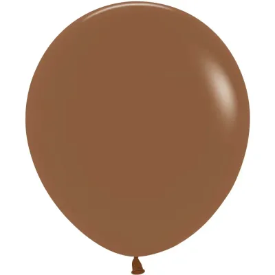 Sempertex Latex Balloons Deluxe Coffe 18in -25 pieces