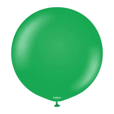 Kalisan Latex Balloons Standard Green 24in - 2 pieces