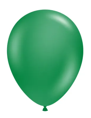 Tuftex Latex Balloons Crystal Emerald Green 5in - 50 pieces