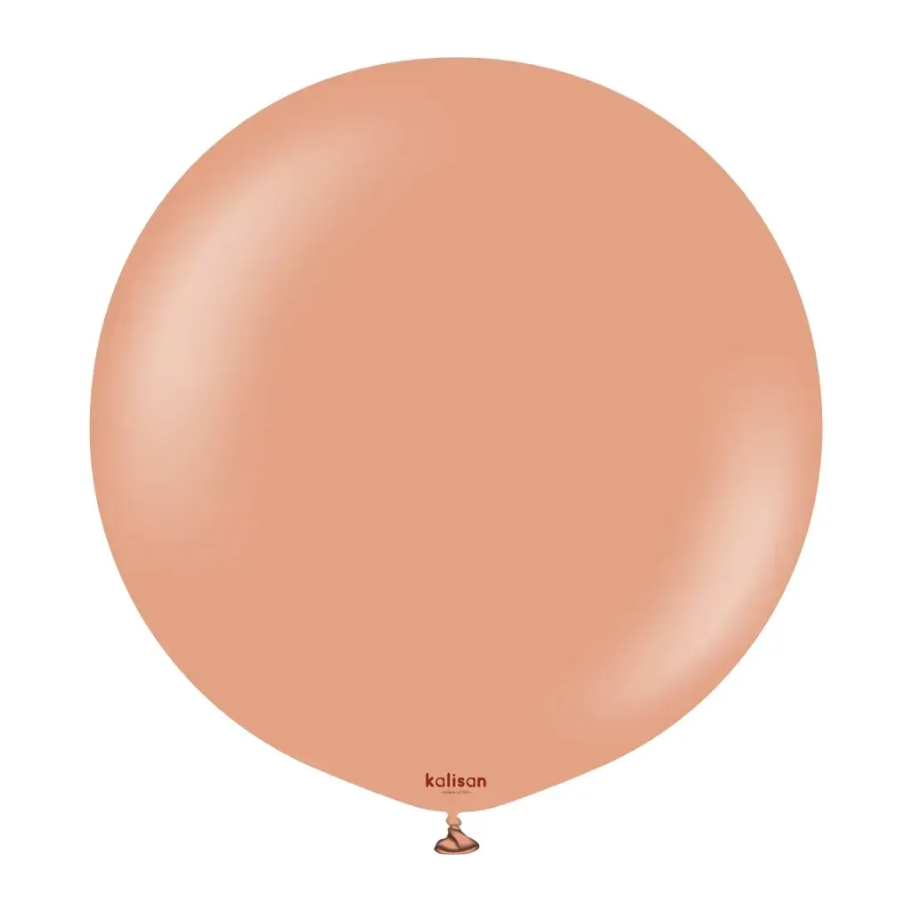 Kalisan Latex Balloons Standard Clay Pink 24in - 2 pieces
