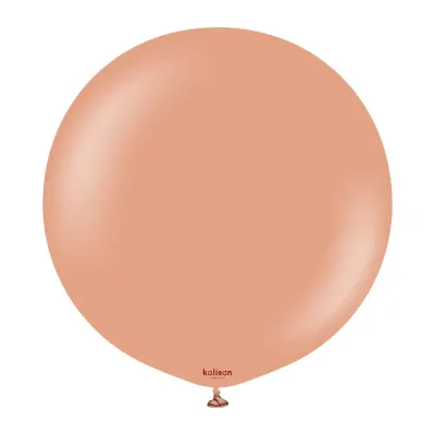 Kalisan Latex Balloons Standard Clay Pink 24in - 2 pieces