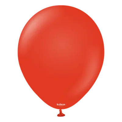 Kalisan Latex Balloons Standard Red 12in - 500 pieces