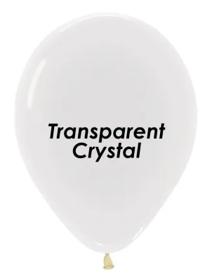 Sempertex Latex Balloons Crystal Clear 11in - 100 pieces