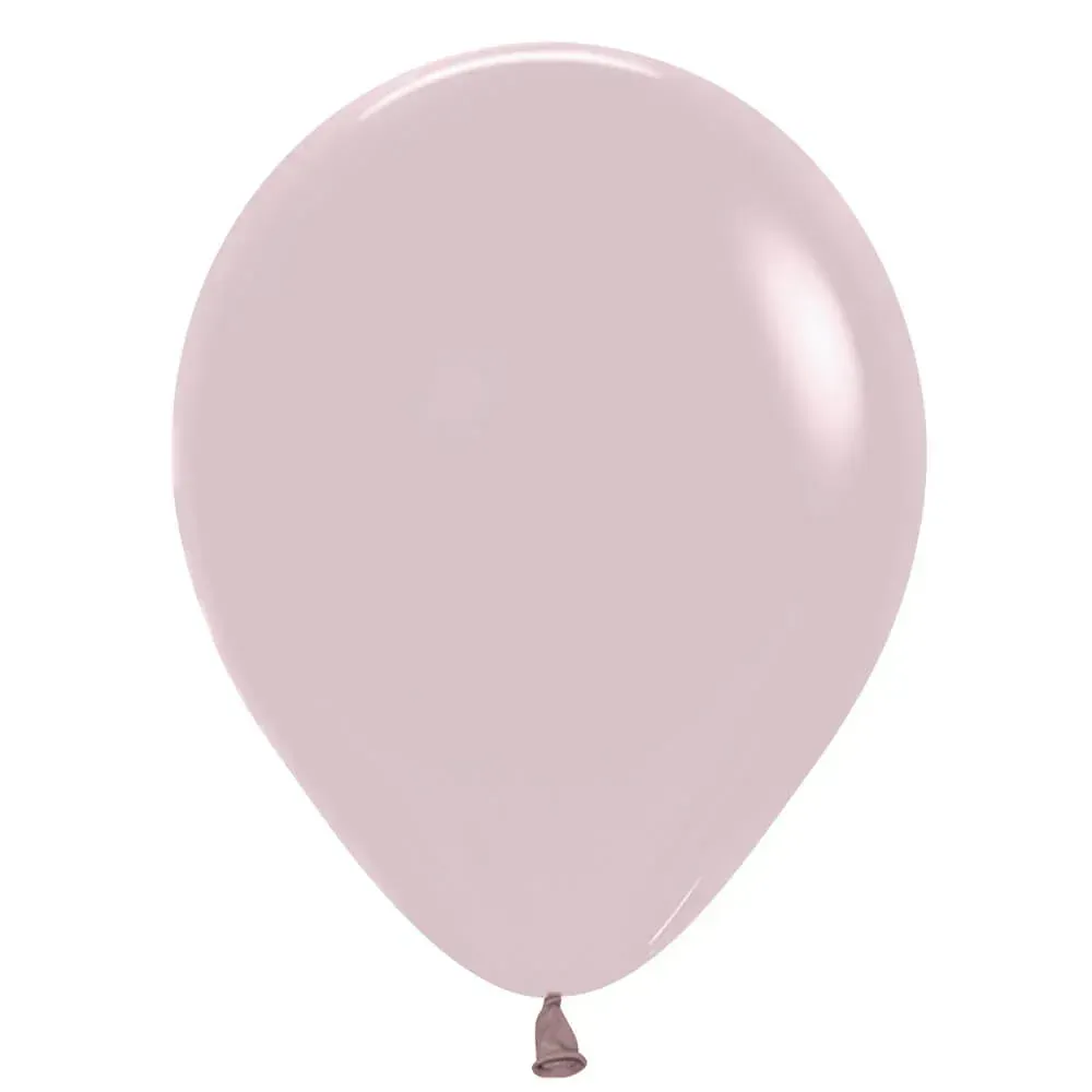 Sempertex Latex Balloons Pastel Dusk Rose 5in- 100 pieces