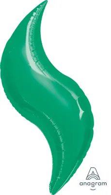 28" Green Curves