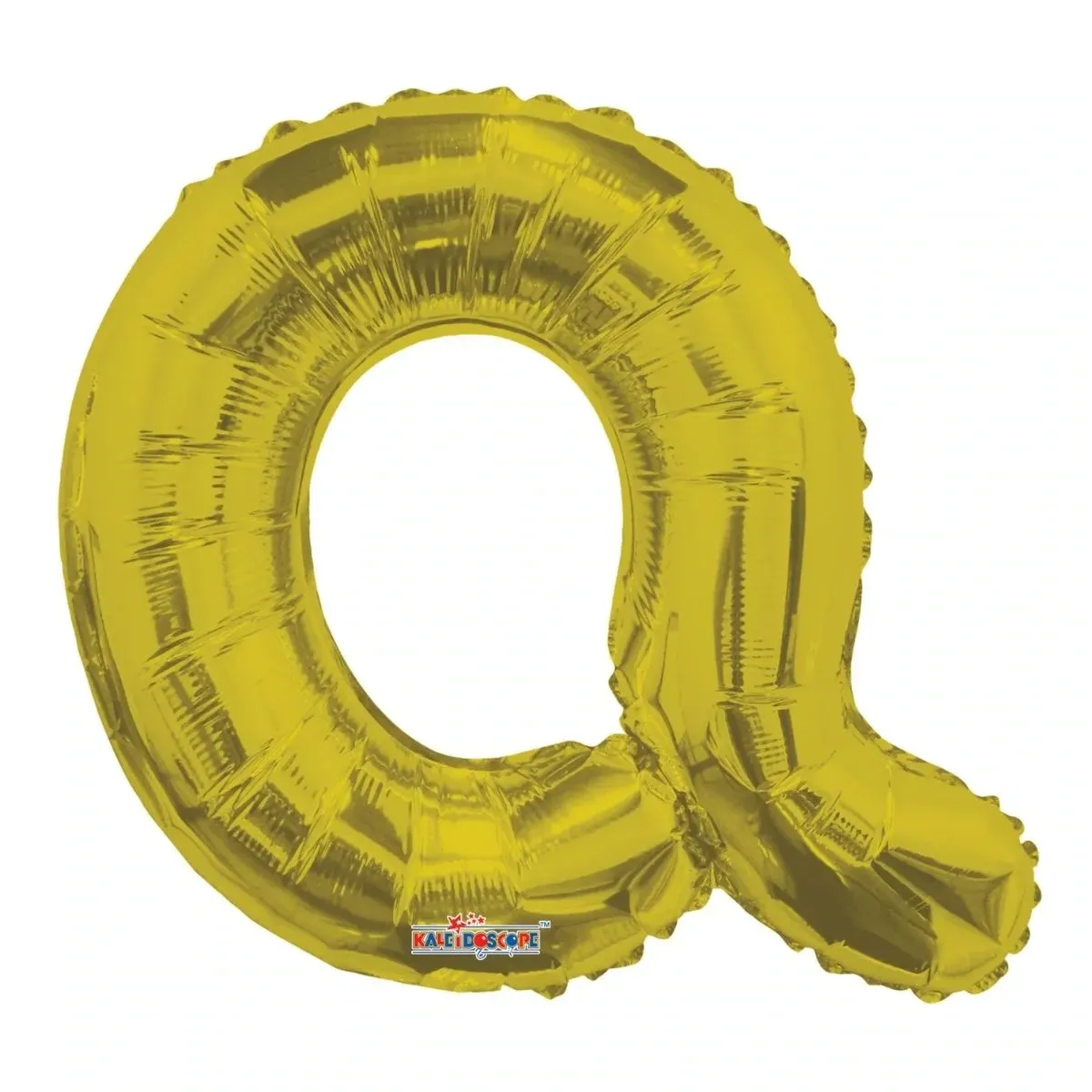 Foil Balloon Letter Q Gold 14in