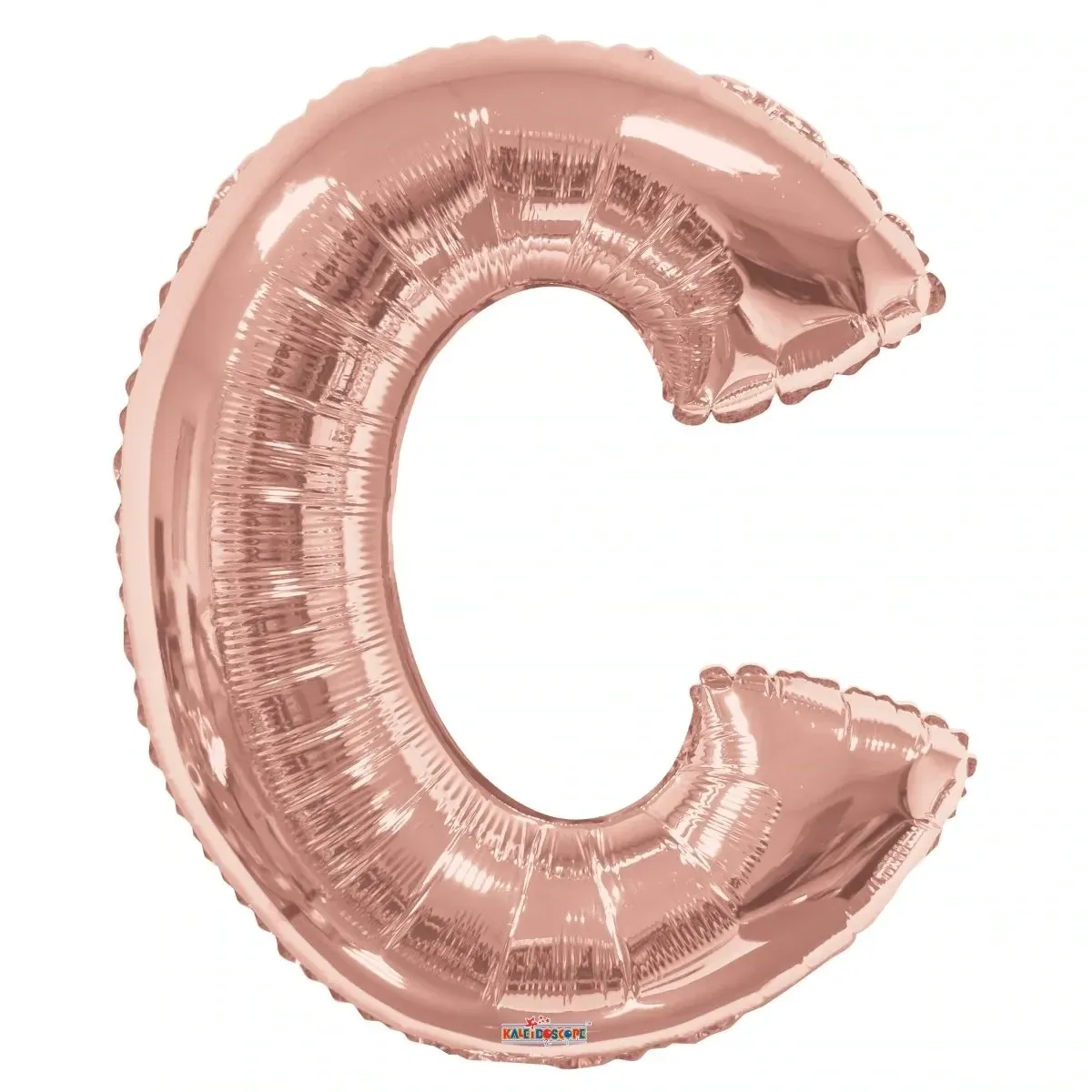 Foil Balloon Letter C Rose Gold 34in