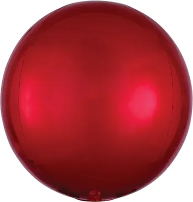Foil Balloon Orbz Red 16in