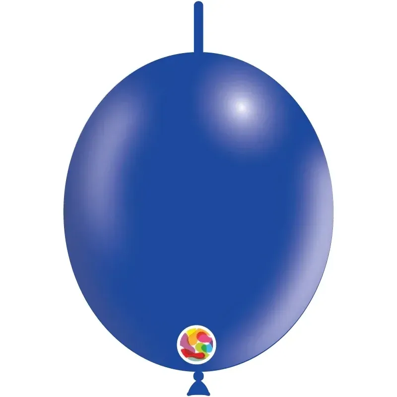 Balloonia Latex Balloons Standard Navy Blue 6in - 100 pieces