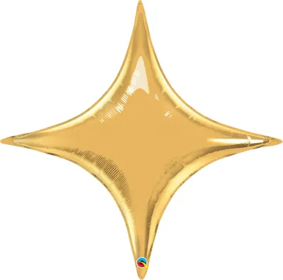 Foil Balloon Starpoint Gold 20in
