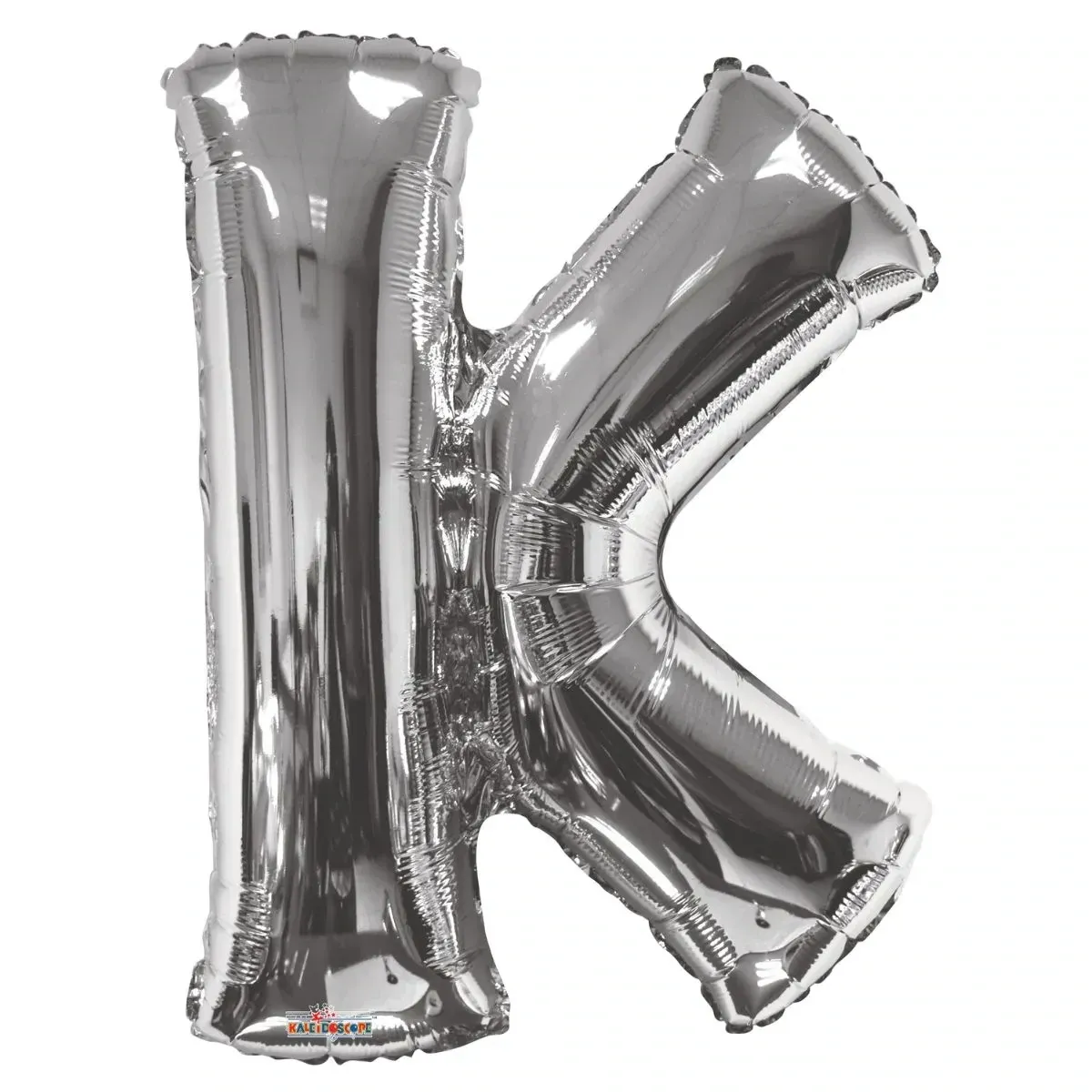 Foil Balloon Letter K Silver 34in