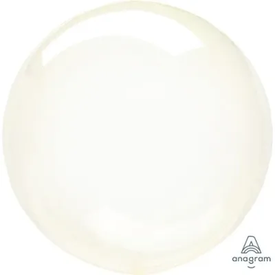 Bubble Balloon Crystal Clearz Petite Yellow 10in