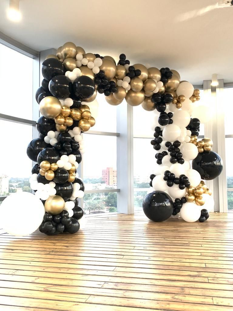 Classy Balloon Arch with structure