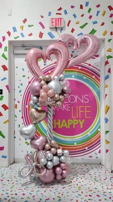 Two hearts Balloon Bouquet