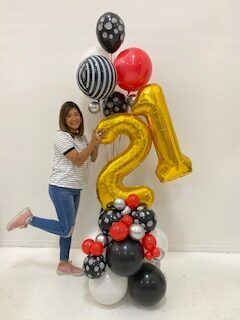 Listen I'm 21! Balloon Bouquet