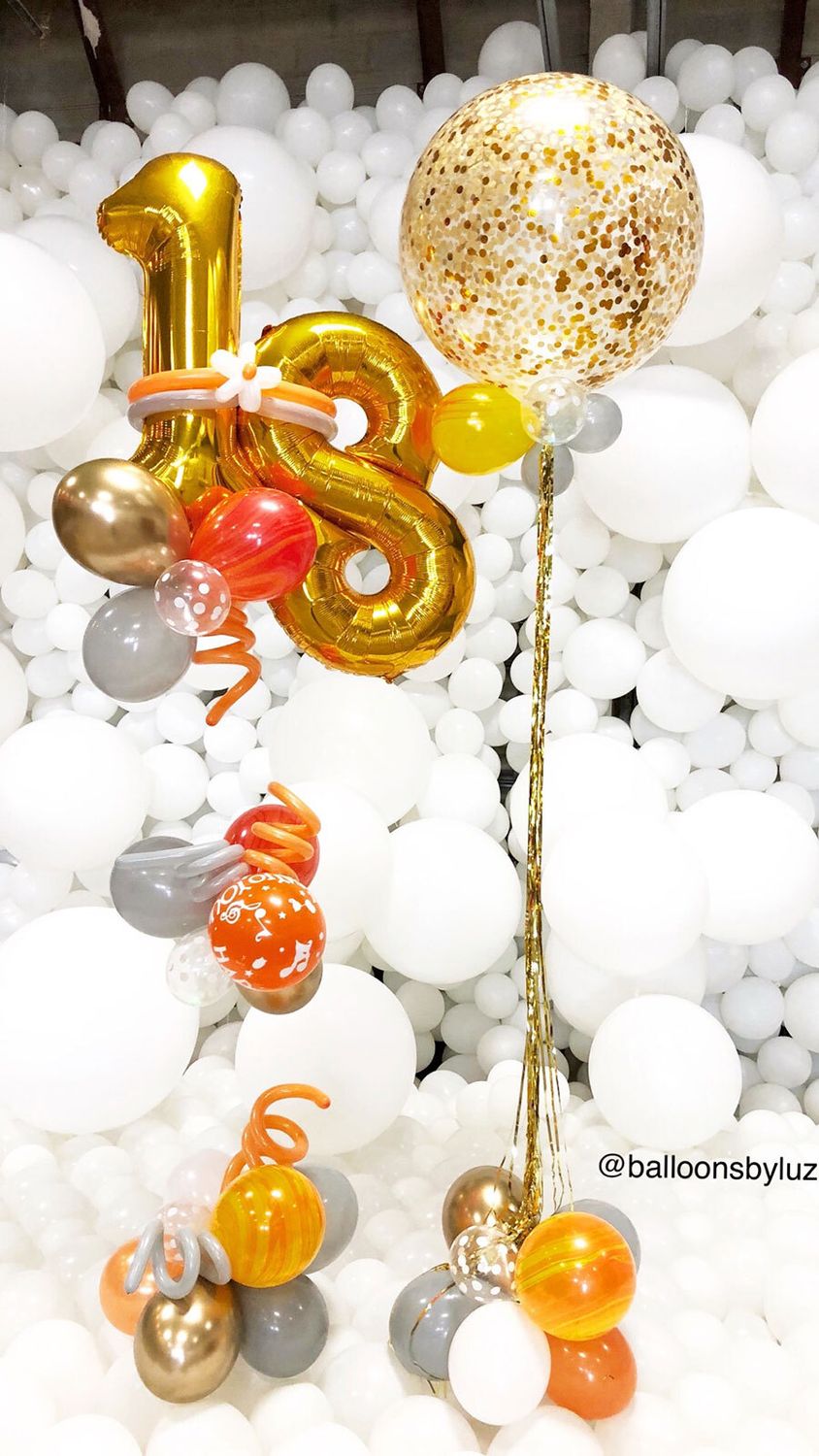 Floating age Balloon Bouquet