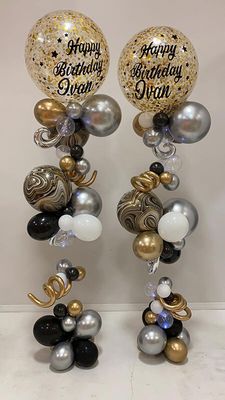 Confetti Explosion Balloon Bouquet