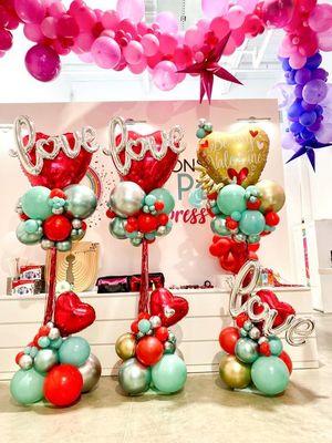 Balloon Bouquet: Happy valentines day