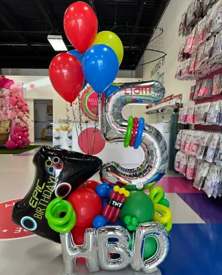 Epic Gamer Balloon Bouquet