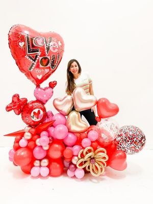 Confetti love Balloon Bouquet