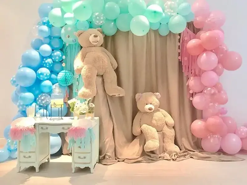 Gender Reveal Balloon Garland