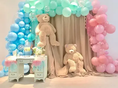 Gender Reveal Balloon Garland
