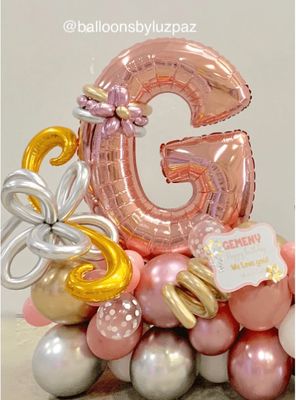 Initial surprise Balloon Bouquet