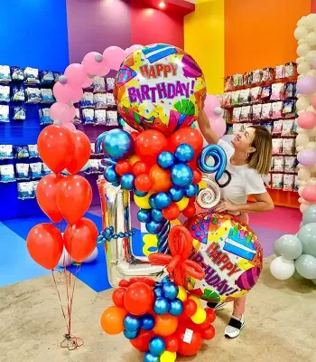 Red celebration Balloon Bouquet