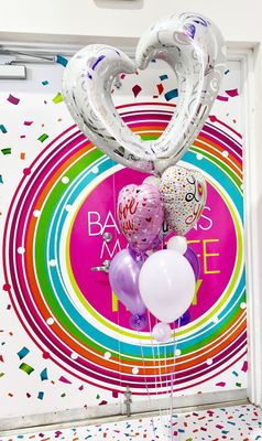 Heart simple balloon bouquet