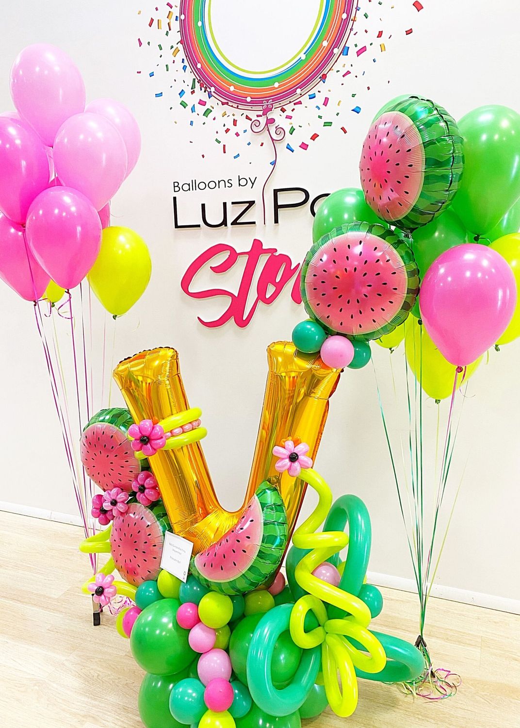 I Love Watermelons Balloon Bouquet