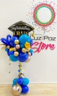 Balloon Bouquet: Magic grad pedestal