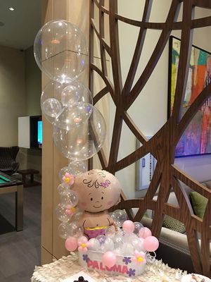 Bubble baby Balloon Bouquet