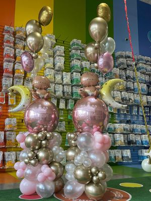 Twins and moons Balloon Bouquet