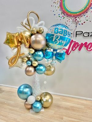 Balloon Bouquet: Deluxe Baby Column