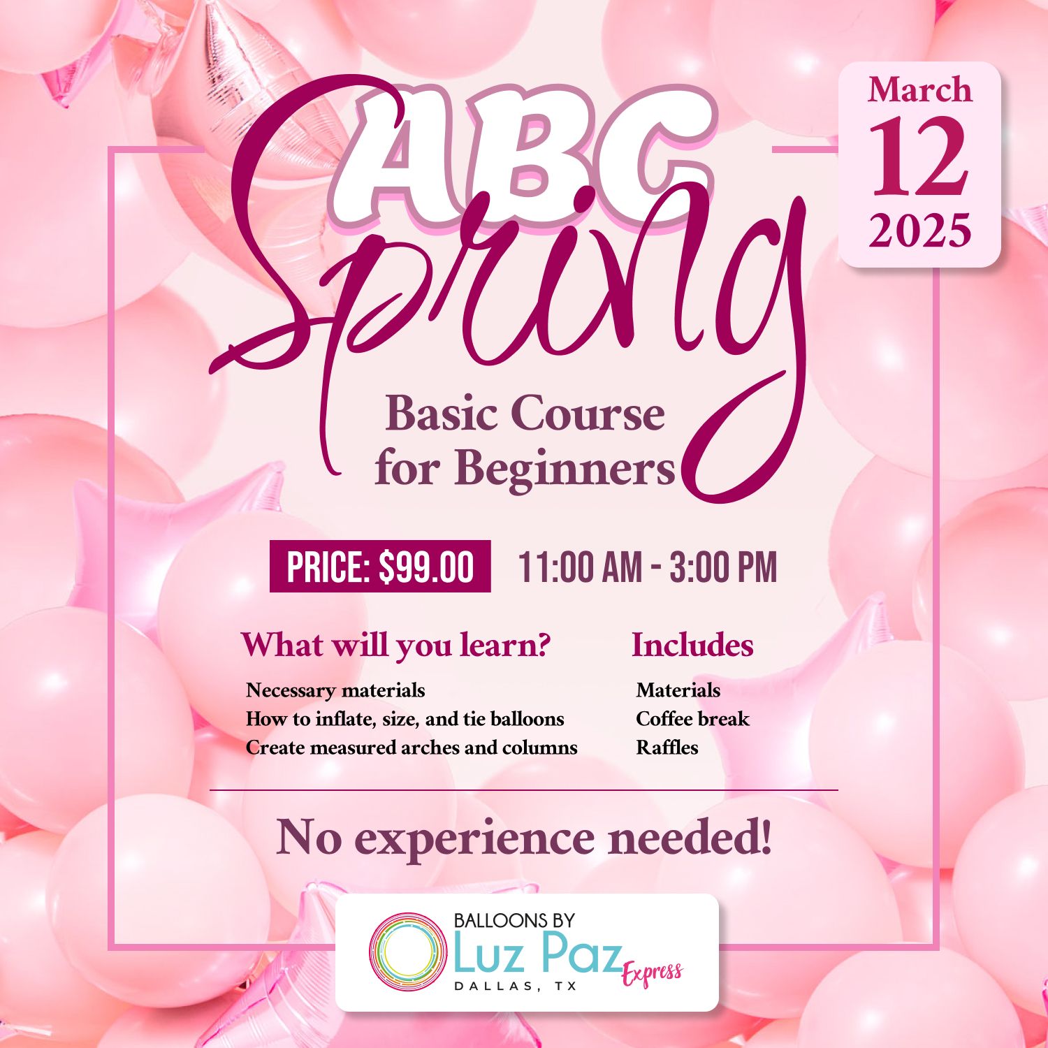 ​ABC SPRING - Basic Course for Beginners
