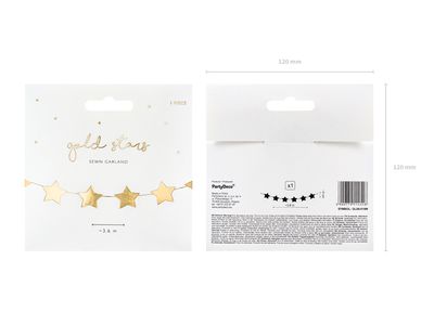 Garland Stars Gold 3.6m