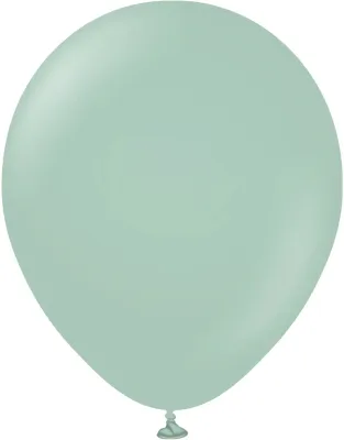 Kalisan Latex Balloons Retro Winter Green 18in - 25 pieces