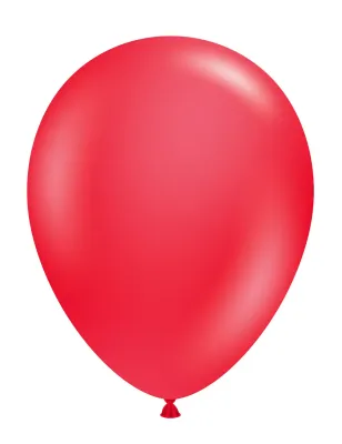 5" TUFTEX Red Latex Balloons | 50 Count