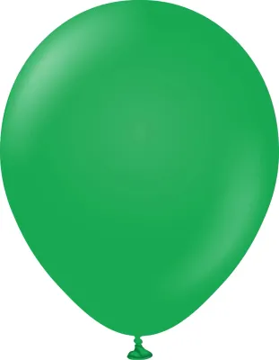 Kalisan Latex Balloons Standard Green 12in - 100pieces