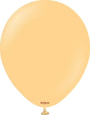 Kalisan Latex Balloons Standard Peach 18in - 25 pieces