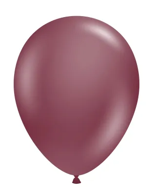 17" TUFTEX Samba - Burgundy Latex Balloons | 50 Count