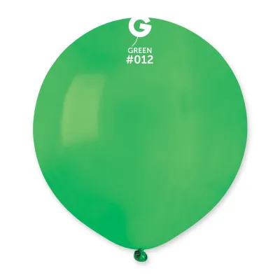 Gemar Latex Balloons Standard Green #012 19in - 25 pieces