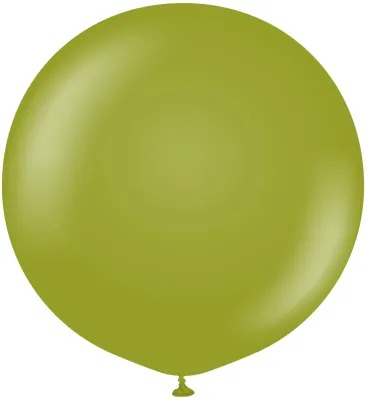 Kalisan Latex Balloons Retro Olive 36in - 2 pieces