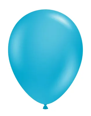 17" TUFTEX Turquoise Latex Balloons | 50 Count
